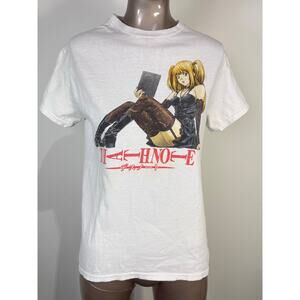 Death Note T-shirt size S White Misa Misa Anime T-shirt